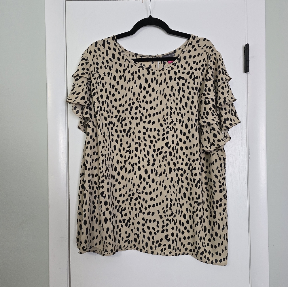 Leapord print tunic  top